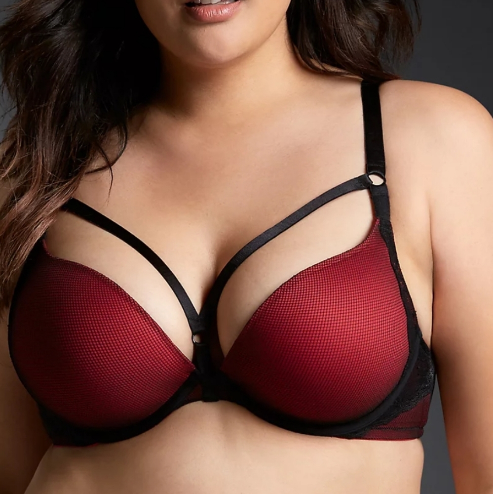 NWOT Sexy Torrid Bra with Cage Detailing